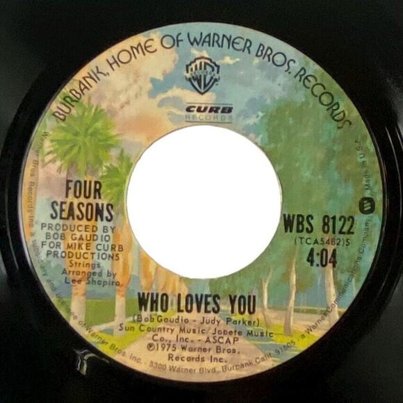 Four Seasons Who Loves You Who Loves You Disco Version Vinyl 1975 Warner Bros - Picture 1 of 8
